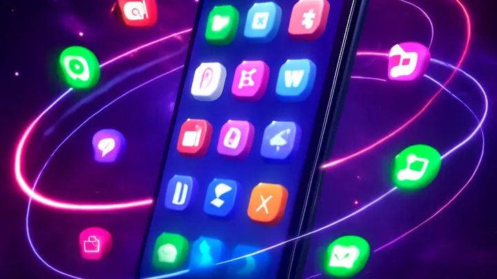 ZBZ BAT COM - Sleek smartphone floating in space ZBZ BAT COM Sleek smartphone floating in space